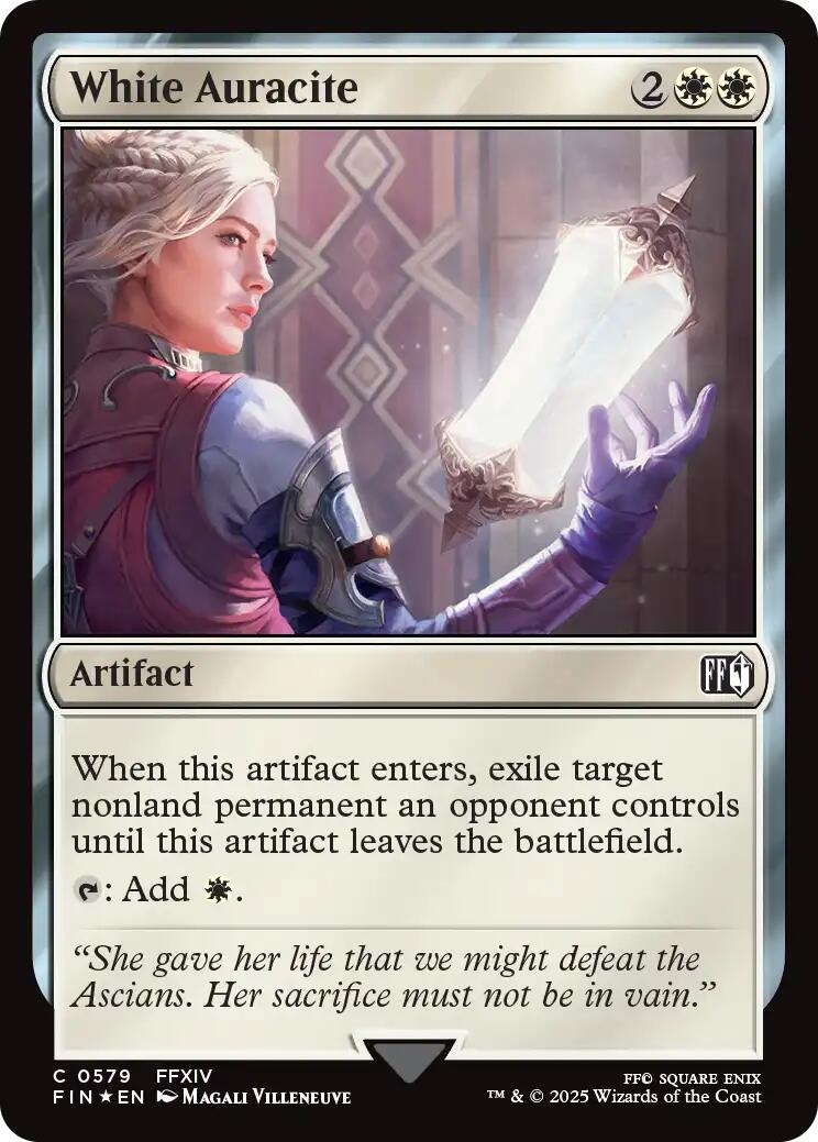 White Auracite (Surge Foil) [FINAL FANTASY] | Lots Moore NSW
