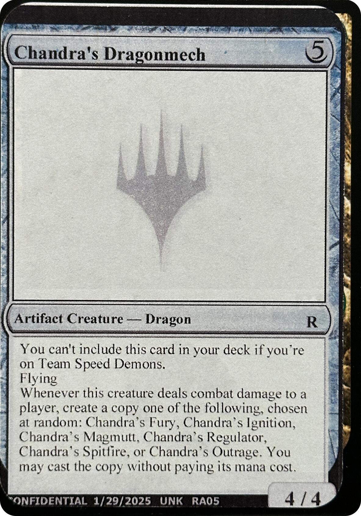 Chandra's Dragonmech [Unknown Event] | Lots Moore NSW