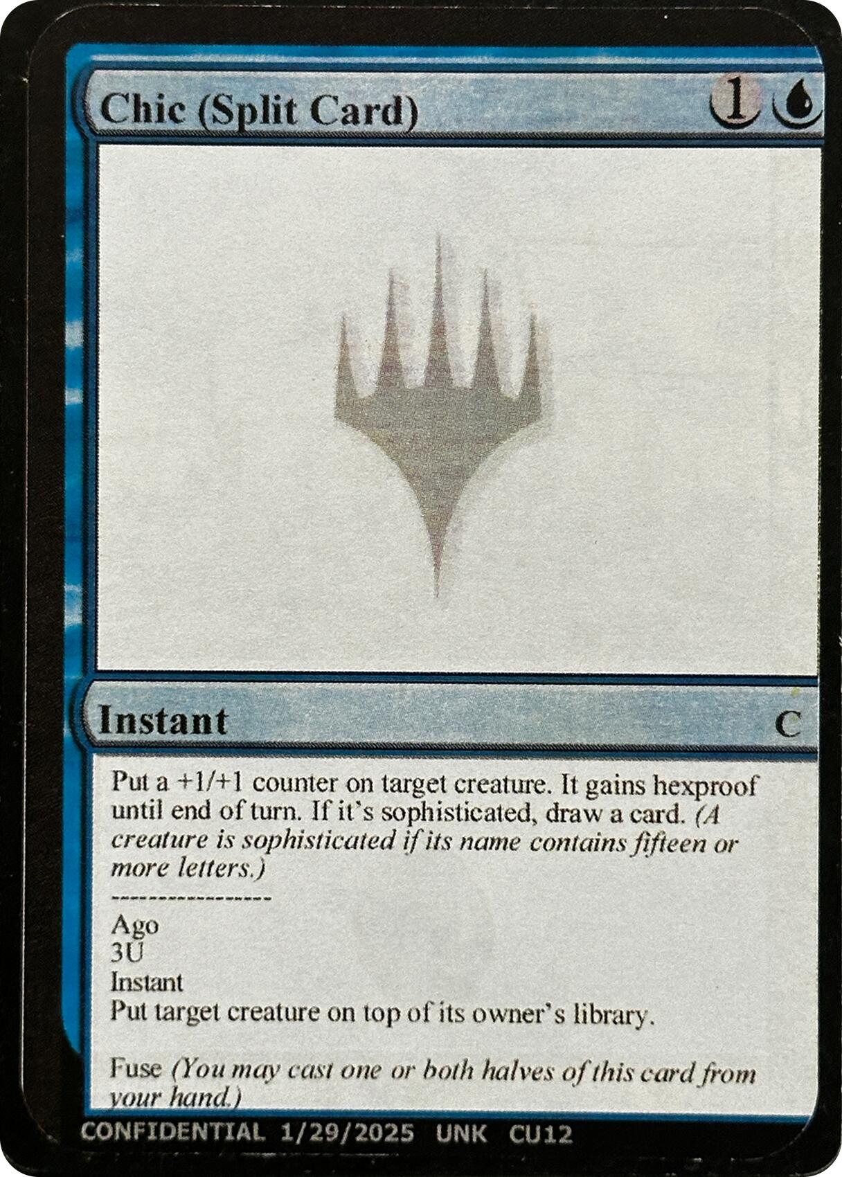 Chic (Split Card) [Unknown Event] | Lots Moore NSW