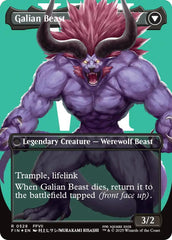 Vincent Valentine // Galian Beast (Borderless) (Surge Foil) [FINAL FANTASY] | Lots Moore NSW