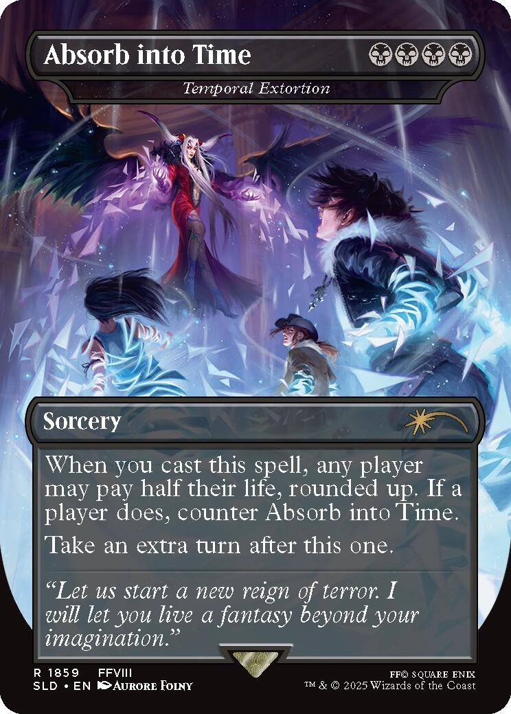Absorb into Time - Temporal Extortion [Secret Lair Drop Series] | Lots Moore NSW