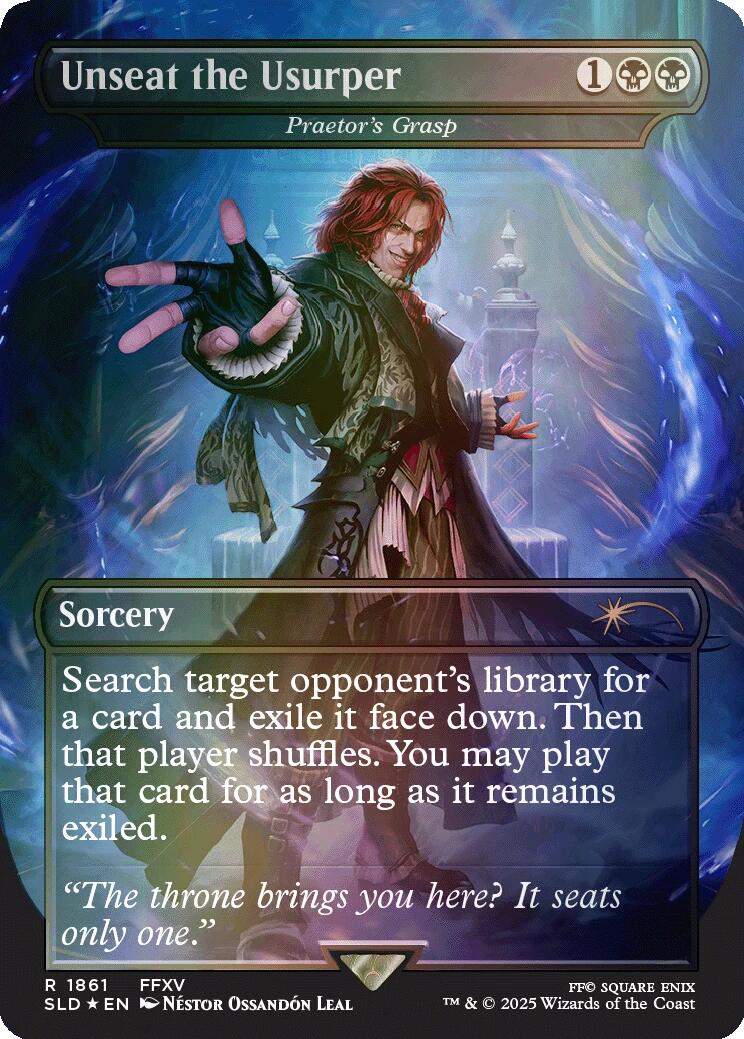 Unseat the Usurper - Praetor's Grasp (Rainbow Foil) [Secret Lair Drop Series] | Lots Moore NSW