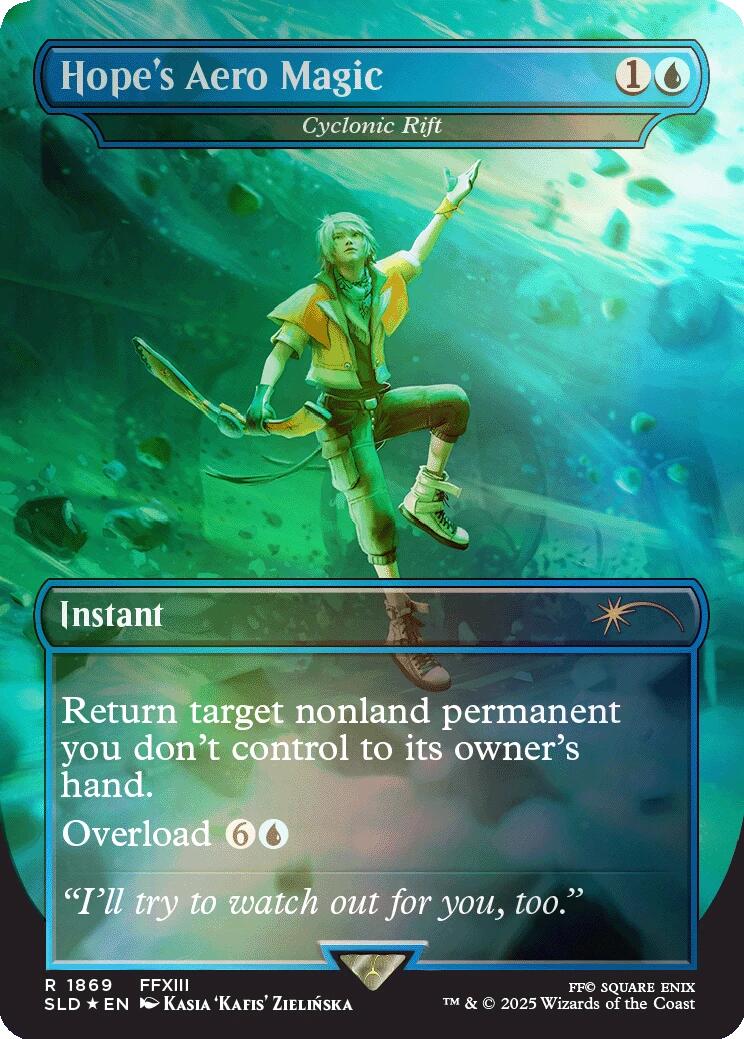 Hope's Aero Magic - Cyclonic Rift (Rainbow Foil) [Secret Lair Drop Series] | Lots Moore NSW