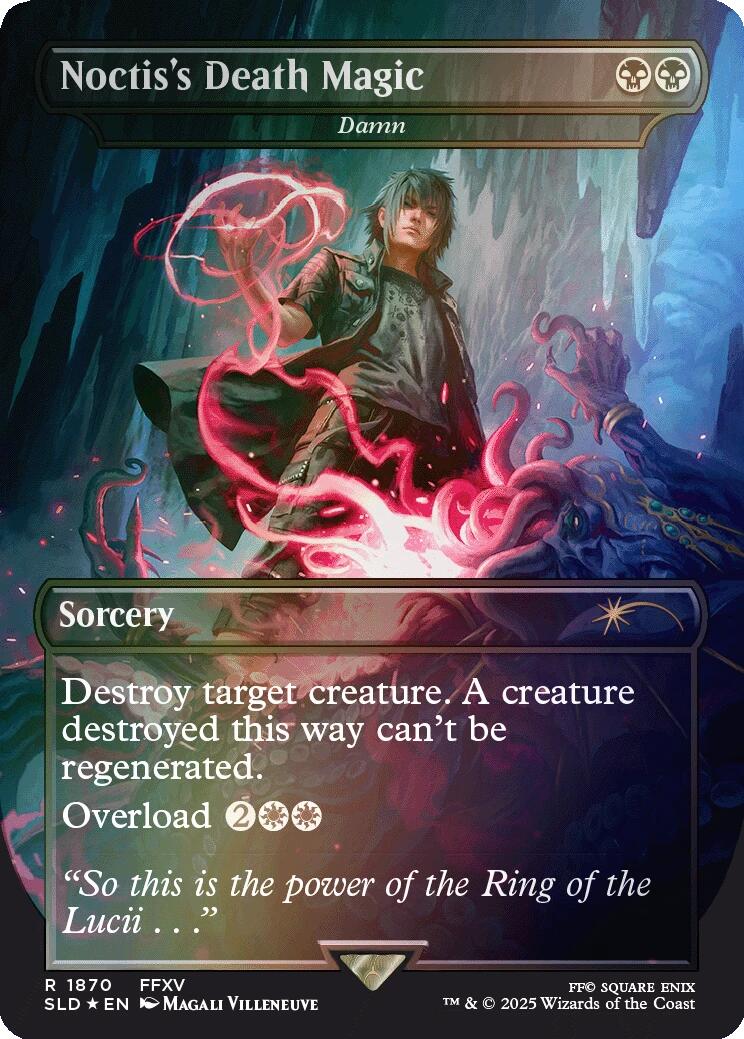 Noctis's Death Magic - Damn (Rainbow Foil) [Secret Lair Drop Series] | Lots Moore NSW