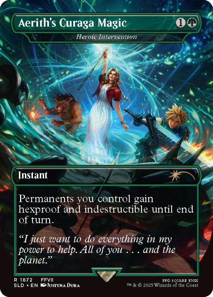 Aerith's Curaga Magic - Heroic Intervention [Secret Lair Drop Series] | Lots Moore NSW