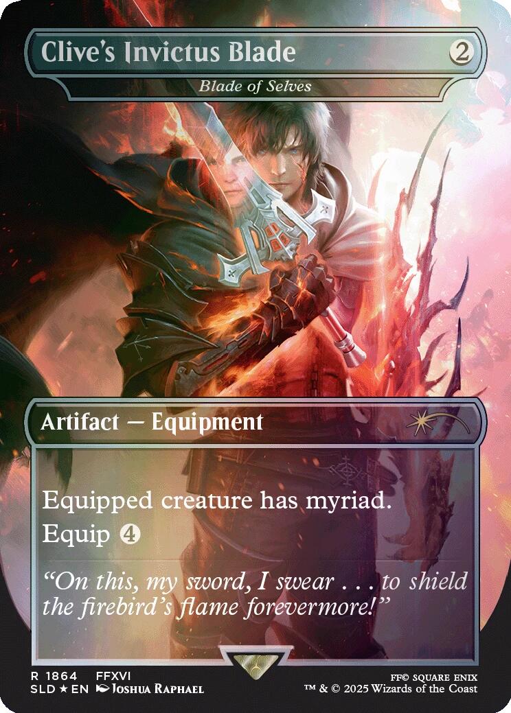 Clive's Invictus Blade - Blade of Selves (Rainbow Foil) [Secret Lair Drop Series] | Lots Moore NSW