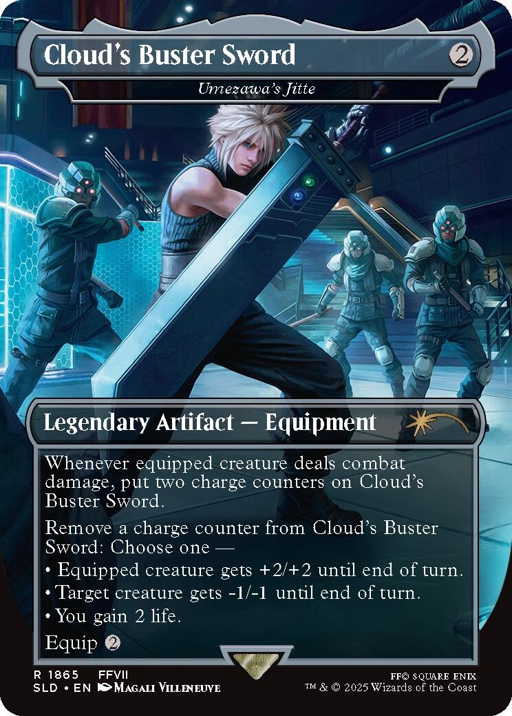 Cloud's Buster Sword - Umezawa's Jitte [Secret Lair Drop Series] | Lots Moore NSW