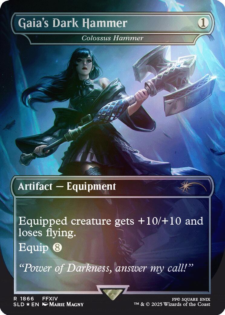 Gaia's Dark Hammer - Colossus Hammer (Rainbow Foil) [Secret Lair Drop Series] | Lots Moore NSW