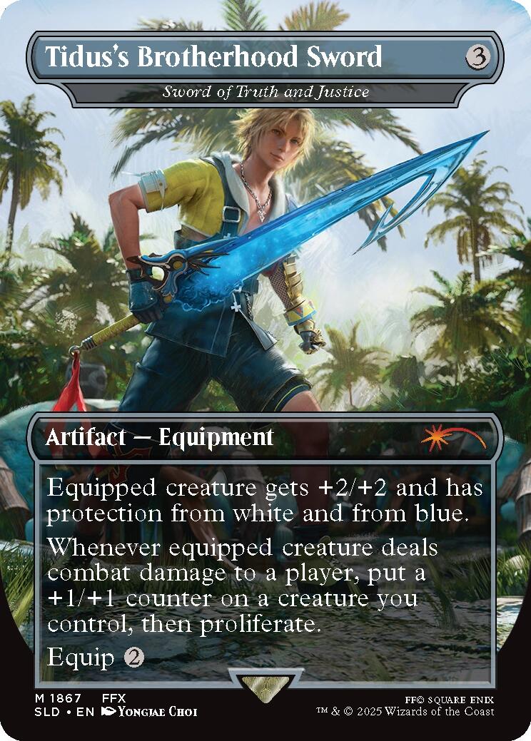 Tidus's Brotherhood Sword - Sword of Truth and Justice [Secret Lair Drop Series] | Lots Moore NSW