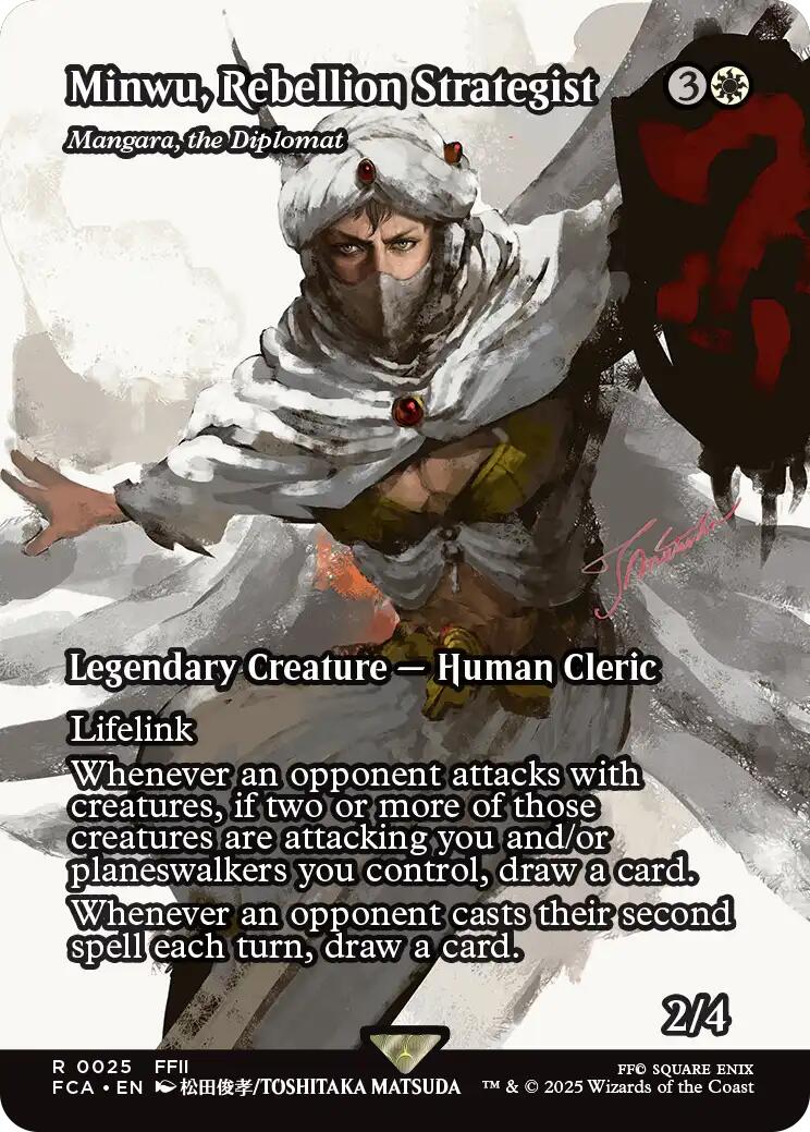 Minwu, Rebellion Strategist - Mangara, the Diplomat (Showcase) [FINAL FANTASY : Through the Ages] | Lots Moore NSW