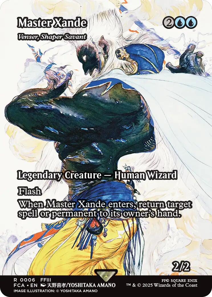 Master Xande - Venser, Shaper Savant (Showcase) [FINAL FANTASY : Through the Ages] | Lots Moore NSW