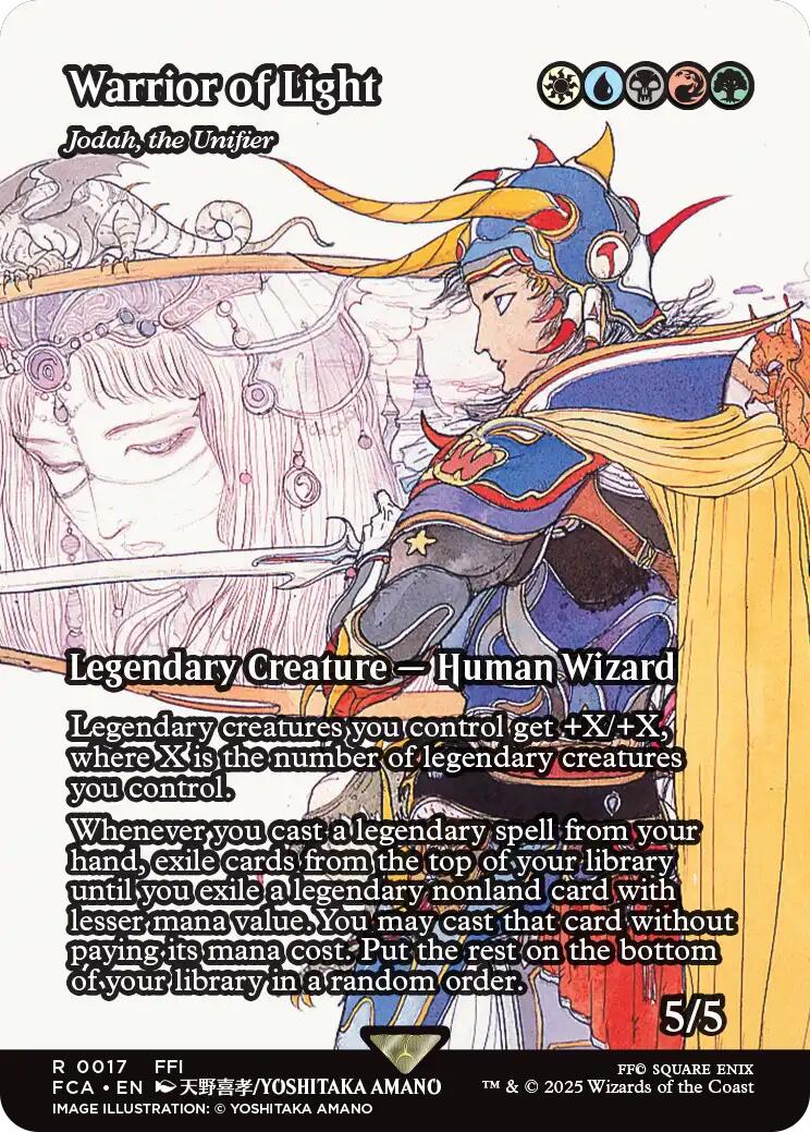 Warrior of Light - Jodah, the Unifier (Showcase) [FINAL FANTASY : Through the Ages] | Lots Moore NSW