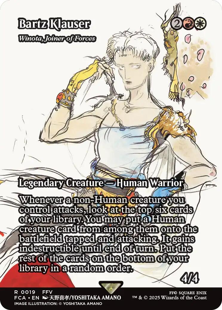 Bartz Klauser - Winota, Joiner of Forces (Showcase) [FINAL FANTASY : Through the Ages] | Lots Moore NSW