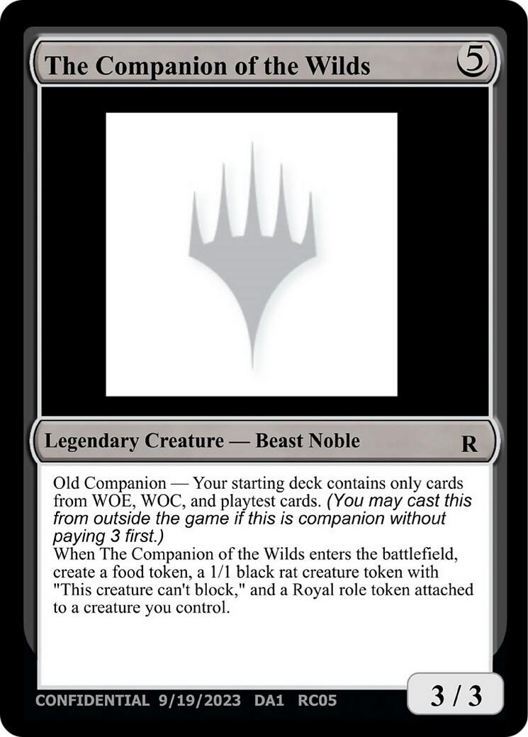 The Companion of the Wilds [Unknown Event] | Lots Moore NSW
