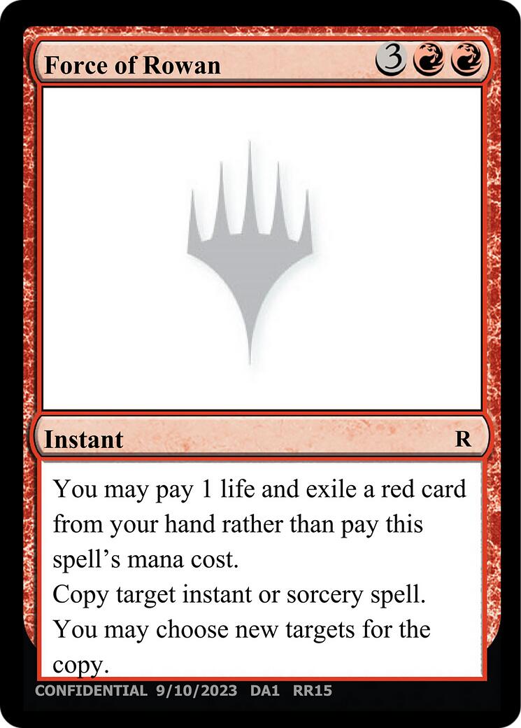 Force of Rowan [Unknown Event] | Lots Moore NSW