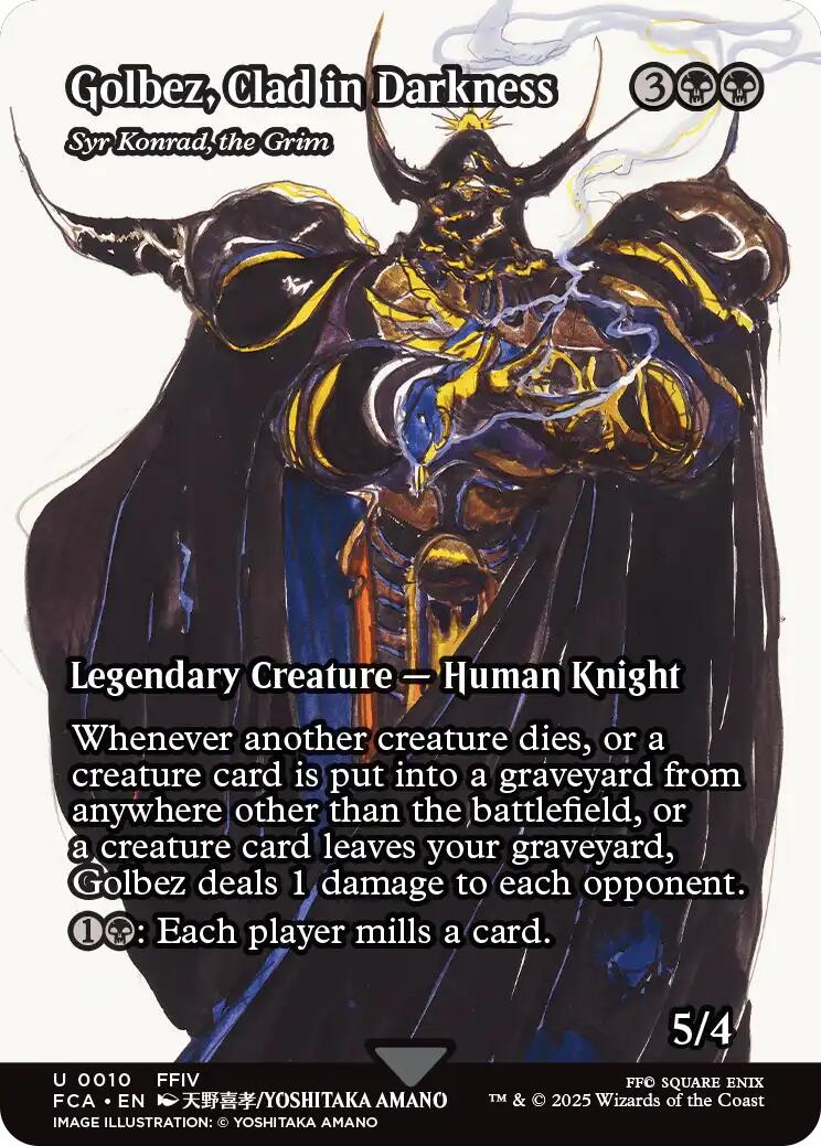 Golbez, Clad in Darkness - Syr Konrad, the Grim (Showcase) [FINAL FANTASY : Through the Ages] | Lots Moore NSW