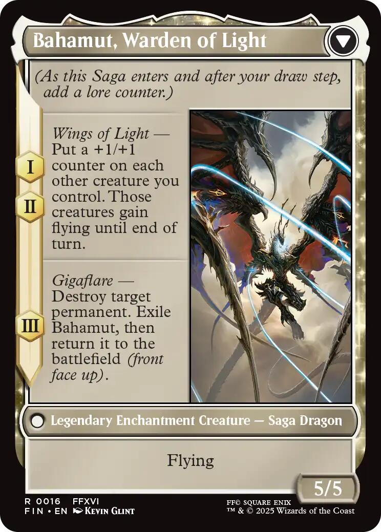 Dion, Bahamut's Dominant // Bahamut, Warden of Light [FINAL FANTASY] | Lots Moore NSW