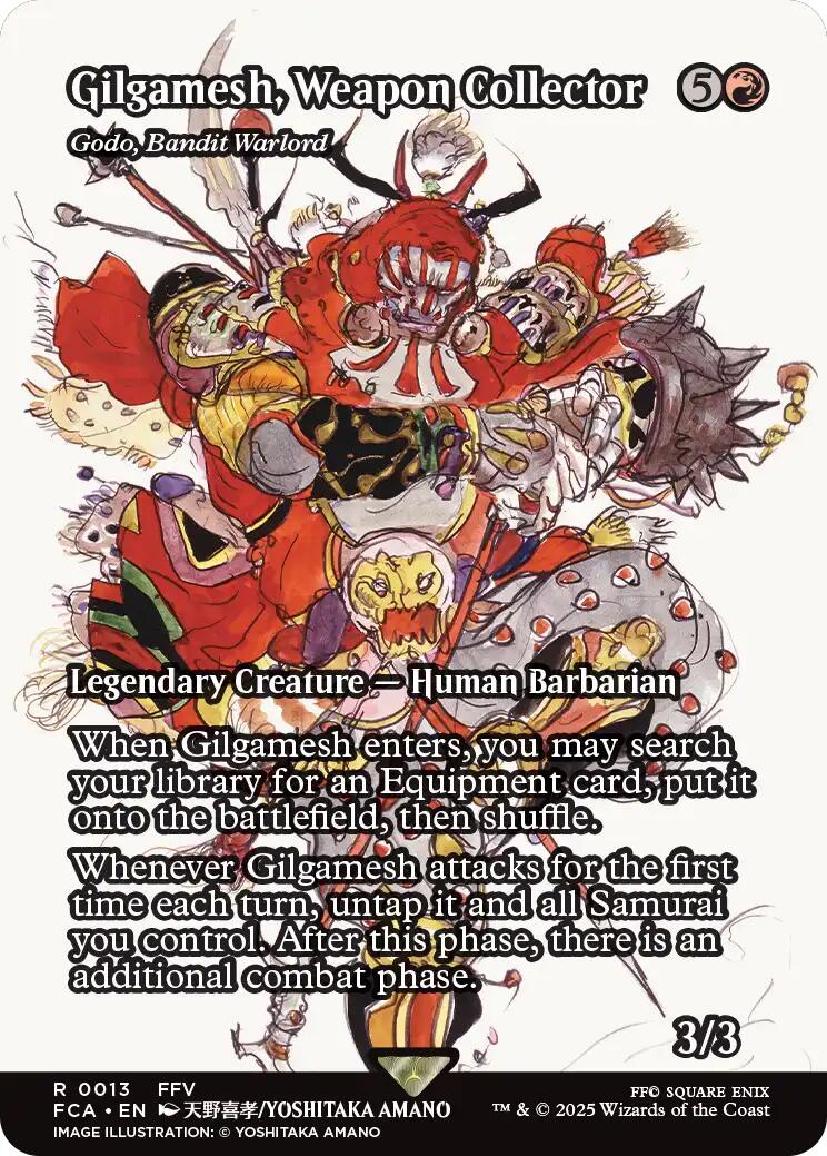 Gilgamesh, Weapon Collector - Godo, Bandit Warlord (Showcase) [FINAL FANTASY : Through the Ages] | Lots Moore NSW