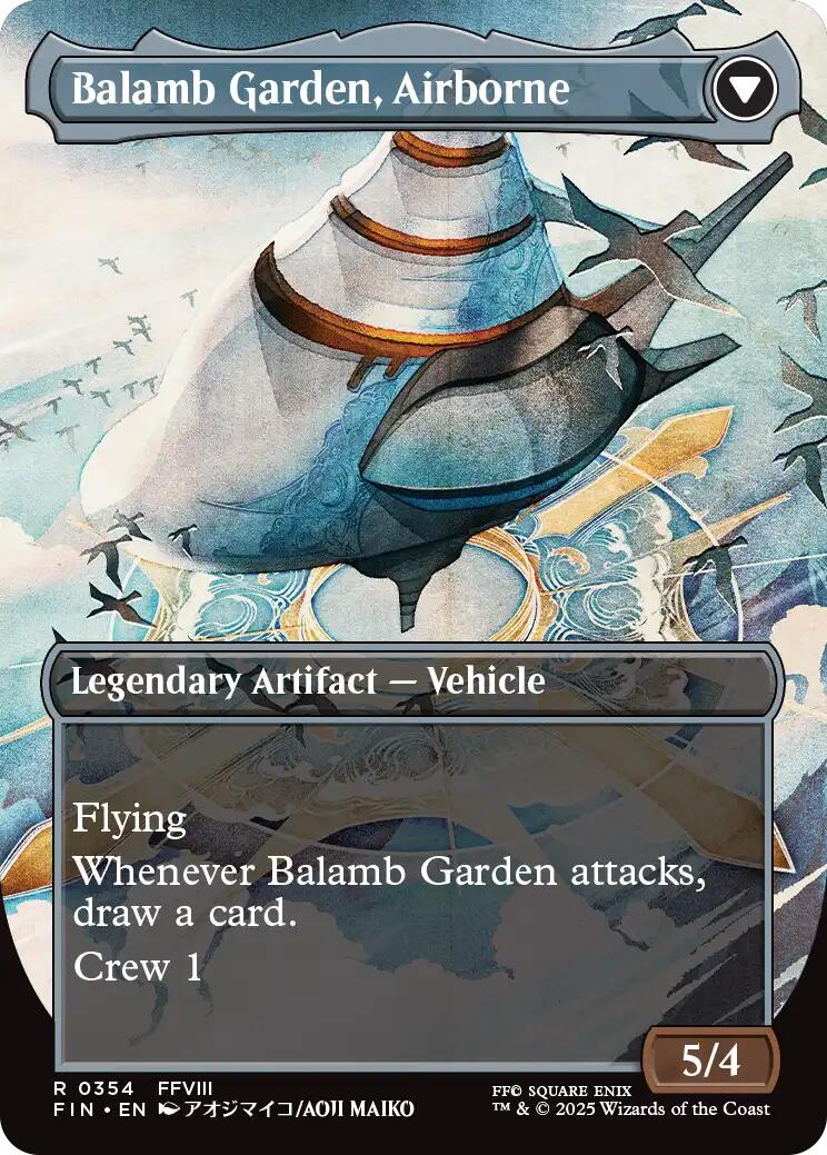 Balamb Garden, SeeD Academy // Balamb Garden, Airborne (Borderless) [FINAL FANTASY] | Lots Moore NSW
