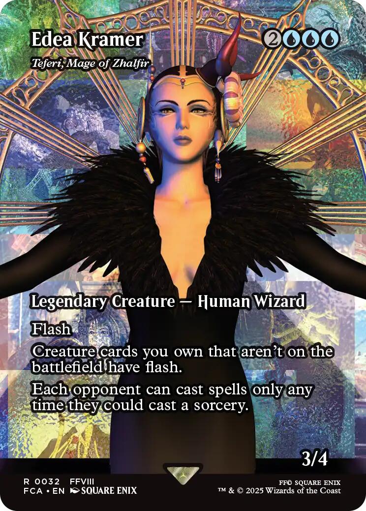 Edea Kramer - Teferi, Mage of Zhalfir (Showcase) [FINAL FANTASY : Through the Ages] | Lots Moore NSW