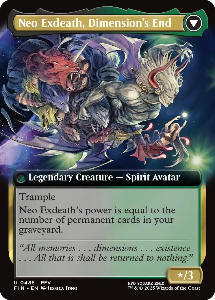 Exdeath, Void Warlock // Neo Exdeath, Dimension's End (Extended Art) [FINAL FANTASY] | Lots Moore NSW