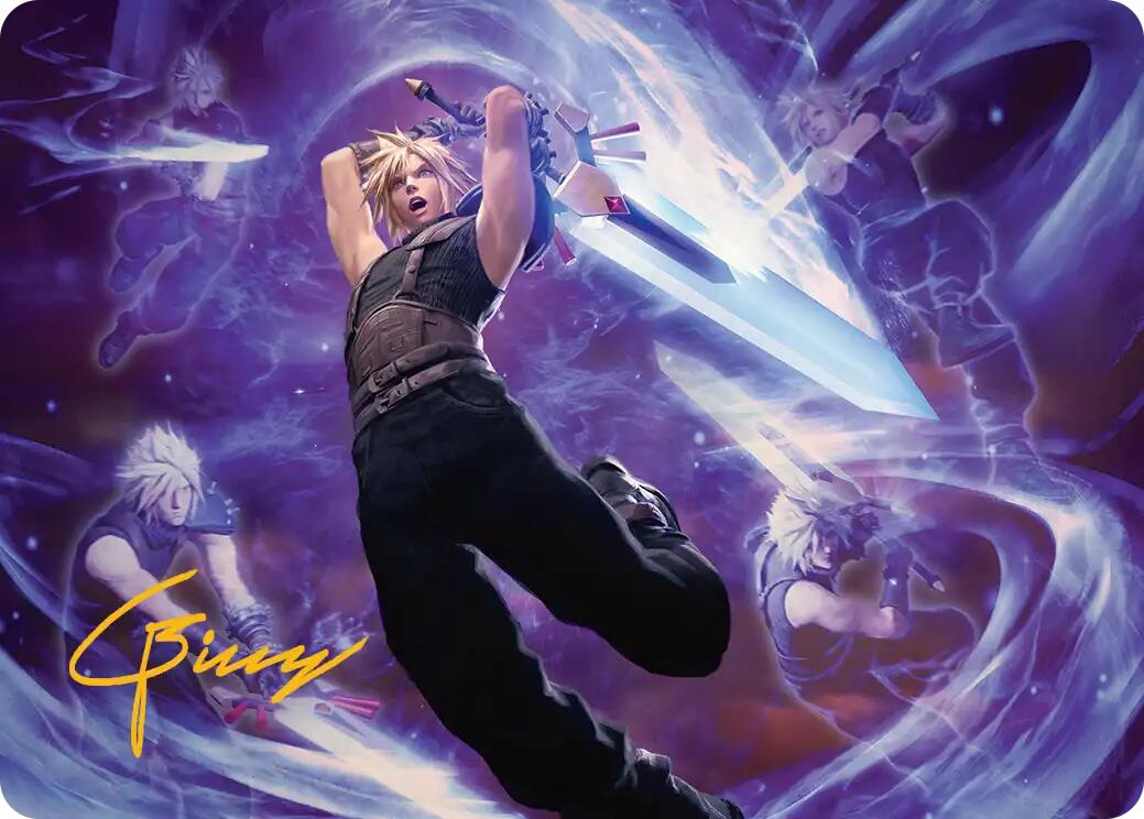 Cloud's Limit Break Art Card (Gold-Stamped Signature) [FINAL FANTASY Art Series] | Lots Moore NSW