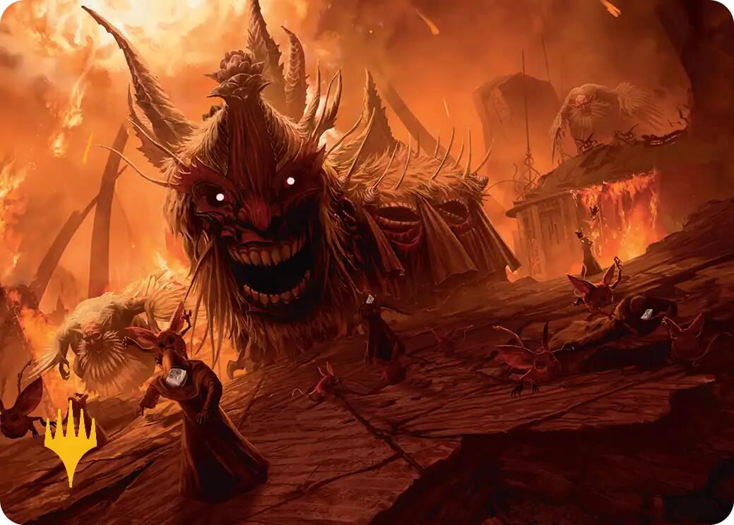 The Final Days Art Card (Gold-Stamped Planeswalker Symbol) [FINAL FANTASY Art Series] | Lots Moore NSW