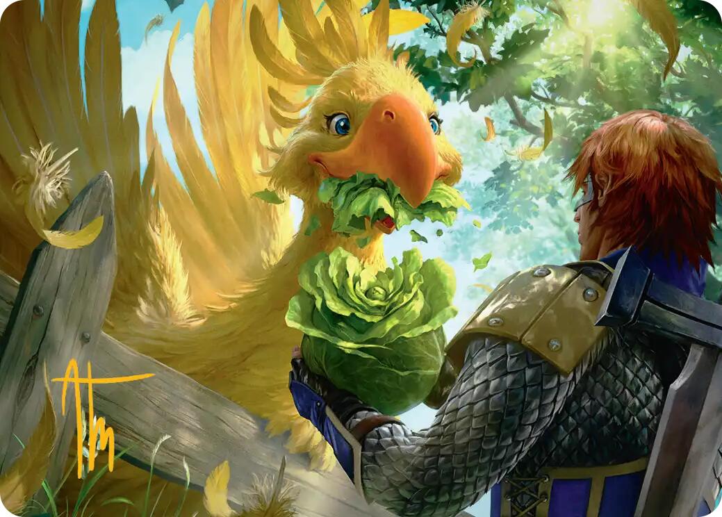 Gysahl Greens Art Card (Gold-Stamped Signature) [FINAL FANTASY Art Series] | Lots Moore NSW