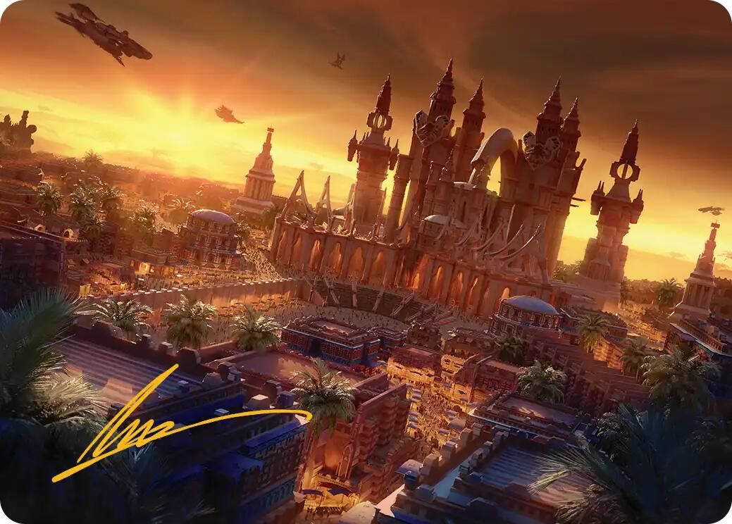 Rabanastre, Royal City Art Card (Gold-Stamped Signature) [FINAL FANTASY Art Series] | Lots Moore NSW