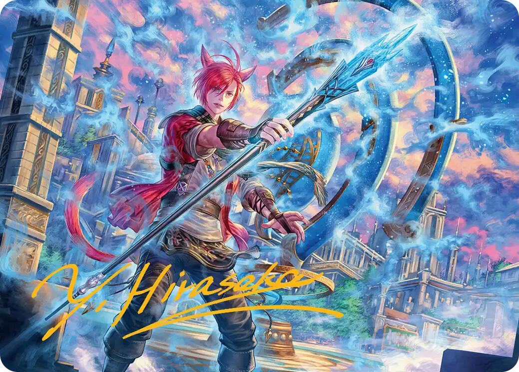 G'raha Tia, Scion Reborn Art Card (19) (Gold-Stamped Signature) [FINAL FANTASY Art Series] | Lots Moore NSW