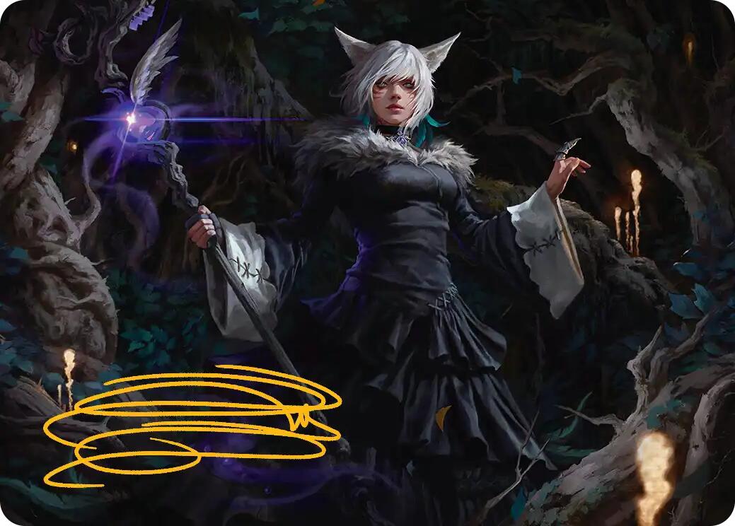 Y'shtola, Night's Blessed Art Card (21) (Gold-Stamped Signature) [FINAL FANTASY Art Series] | Lots Moore NSW
