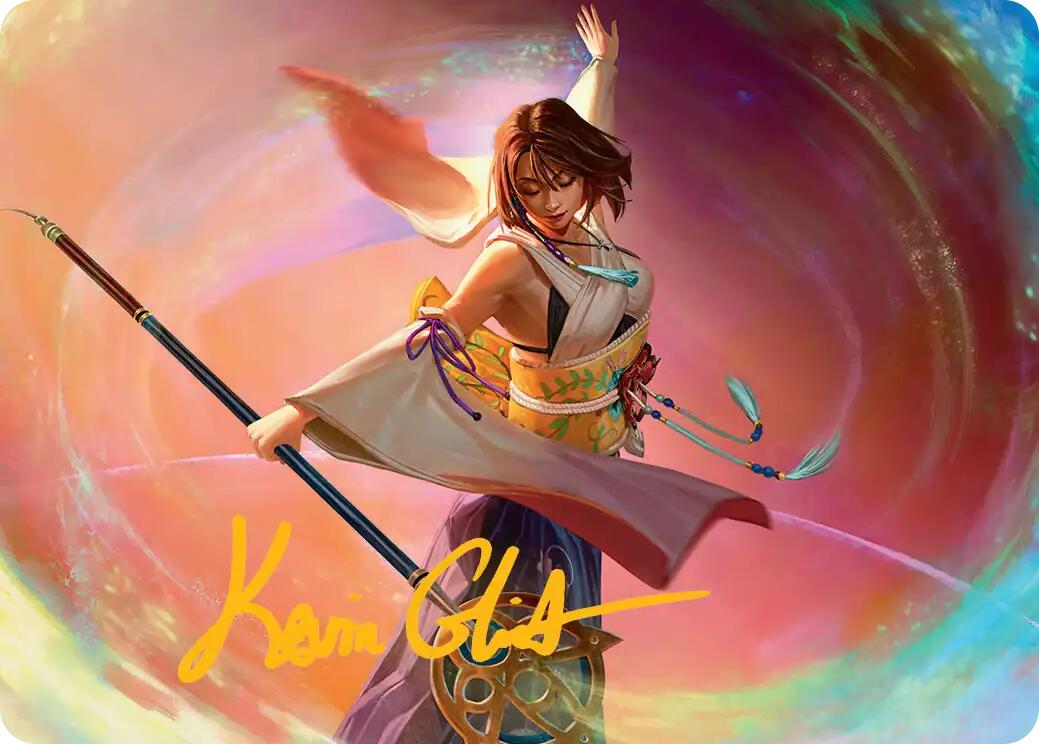 Yuna, Grand Summoner Art Card (Gold-Stamped Signature) [FINAL FANTASY Art Series] | Lots Moore NSW