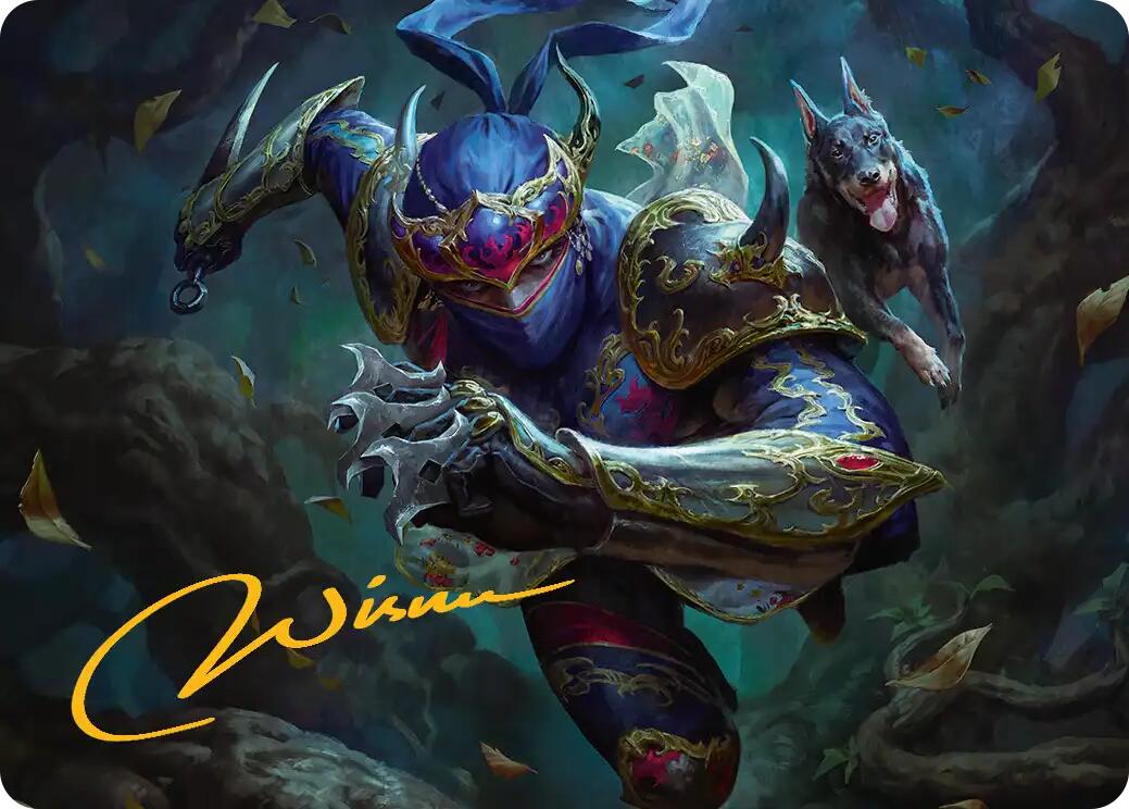 Shadow, Mysterious Assassin Art Card (Gold-Stamped Signature) [FINAL FANTASY Art Series] | Lots Moore NSW