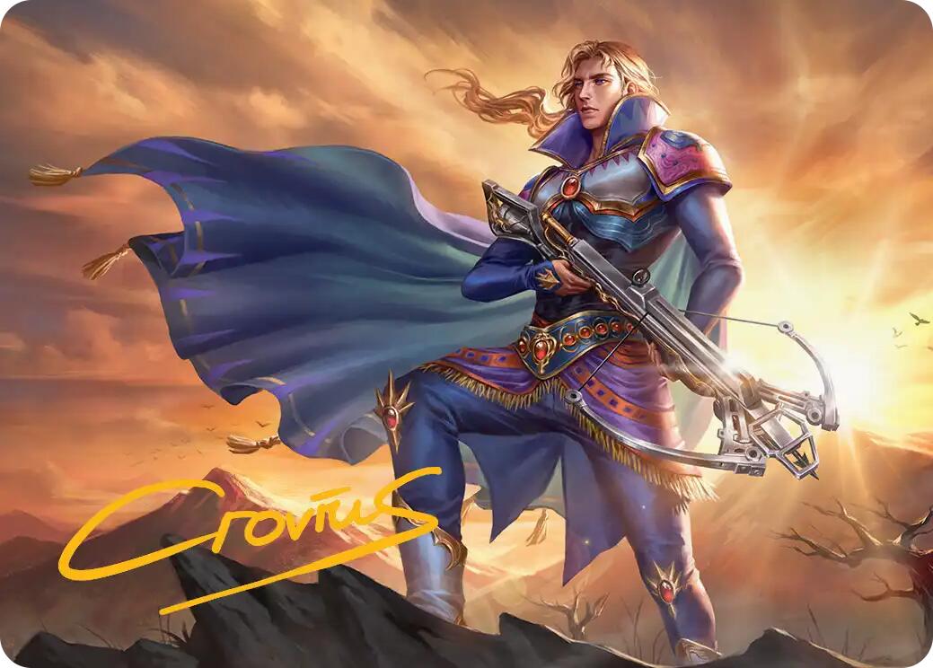 Edgar, Master Machinist Art Card (Gold-Stamped Signature) [FINAL FANTASY Art Series] | Lots Moore NSW