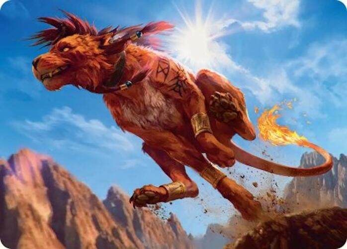 Red XIII, Proud Warrior Art Card [FINAL FANTASY Art Series] | Lots Moore NSW