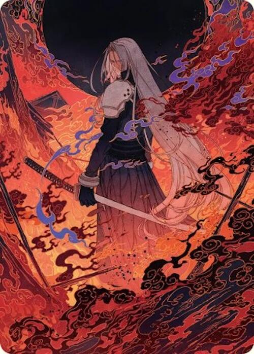 Nibelheim Aflame Art Card [FINAL FANTASY Art Series] | Lots Moore NSW