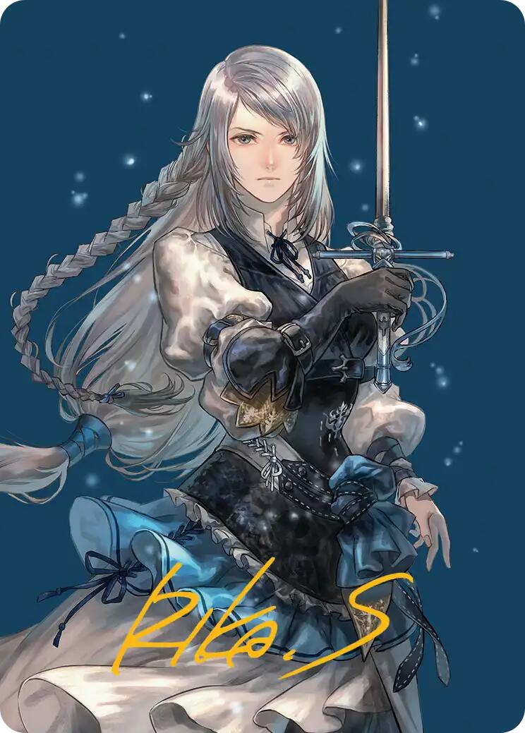 Jill, Shiva's Dominant Art Card (Gold-Stamped Signature) [FINAL FANTASY Art Series] | Lots Moore NSW