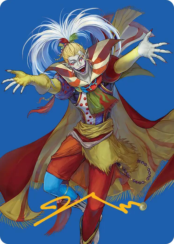 Kefka, Court Mage Art Card (Gold-Stamped Signature) [FINAL FANTASY Art Series] | Lots Moore NSW
