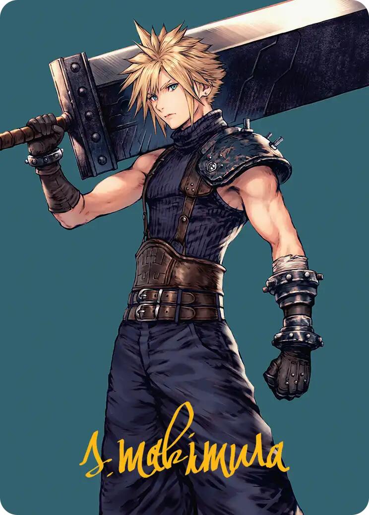Cloud, Ex-SOLDIER Art Card (Gold-Stamped Signature) [FINAL FANTASY Art Series] | Lots Moore NSW