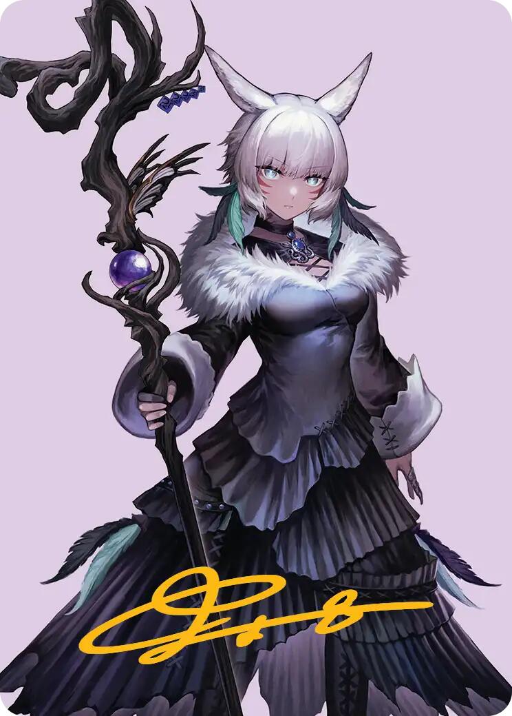 Y'shtola, Night's Blessed Art Card (53) (Gold-Stamped Signature) [FINAL FANTASY Art Series] | Lots Moore NSW