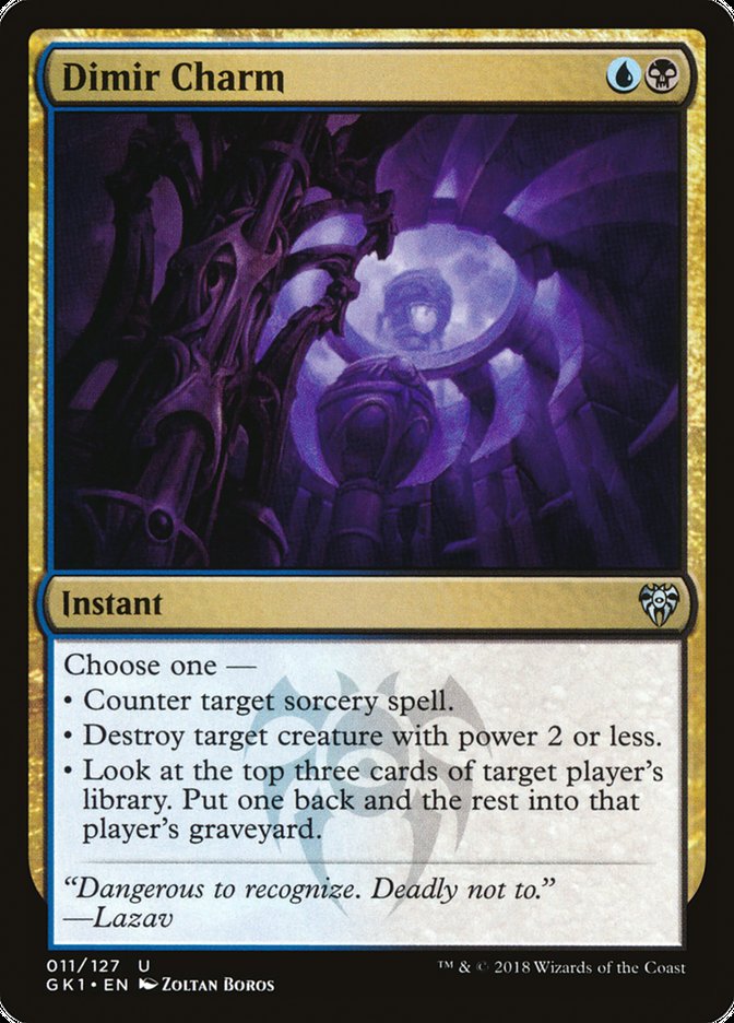 Dimir Charm [Guilds of Ravnica Guild Kit] | Lots Moore NSW