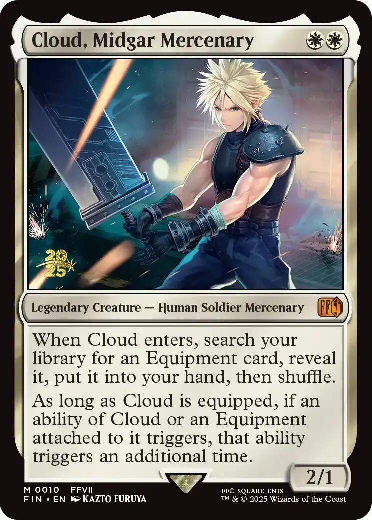 Cloud, Midgar Mercenary [FINAL FANTASY Prerelease Promo] | Lots Moore NSW