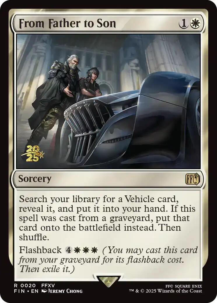 From Father to Son [FINAL FANTASY Prerelease Promo] | Lots Moore NSW