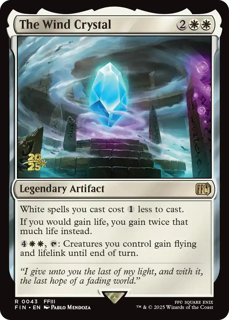 The Wind Crystal [FINAL FANTASY Prerelease Promo] | Lots Moore NSW