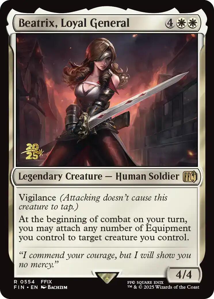 Beatrix, Loyal General [FINAL FANTASY Prerelease Promo] | Lots Moore NSW
