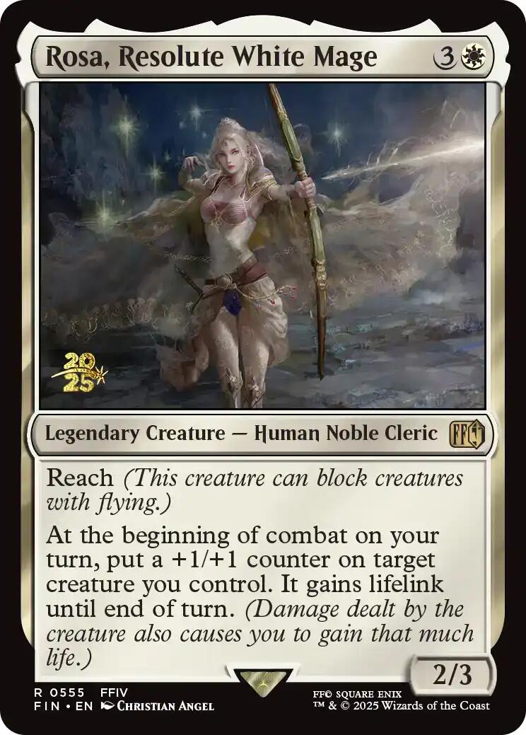 Rosa, Resolute White Mage [FINAL FANTASY Prerelease Promo] | Lots Moore NSW