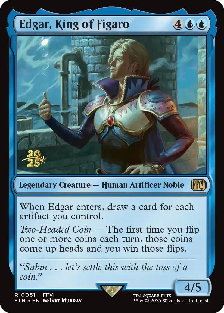 Edgar, King of Figaro [FINAL FANTASY Prerelease Promo] | Lots Moore NSW