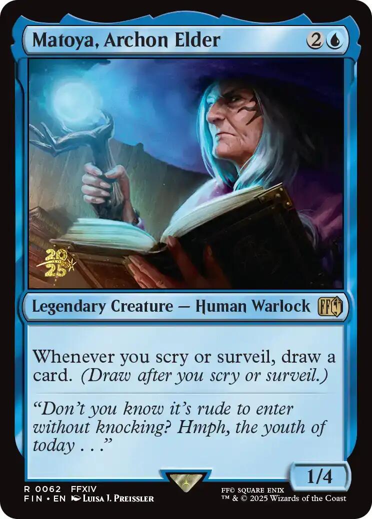 Matoya, Archon Elder [FINAL FANTASY Prerelease Promo] | Lots Moore NSW