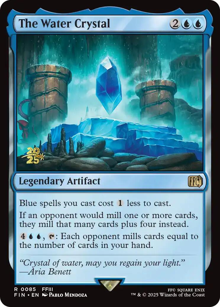 The Water Crystal [FINAL FANTASY Prerelease Promo] | Lots Moore NSW