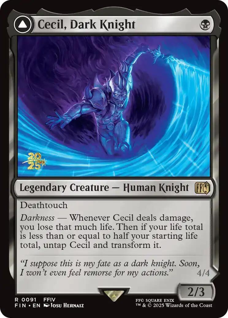 Cecil, Dark Knight [FINAL FANTASY Prerelease Promo] | Lots Moore NSW